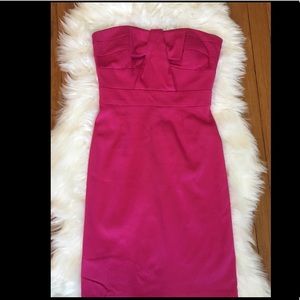 Max and Cleo size 4 pink strapless cocktail dress